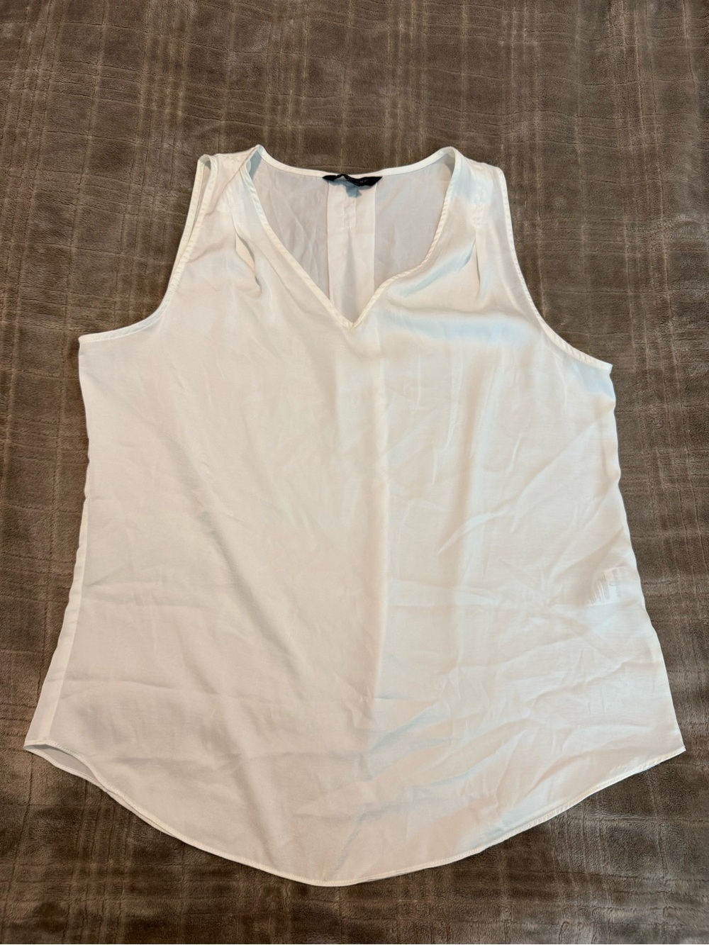 Banana Republic White V-Neck Camisole Top